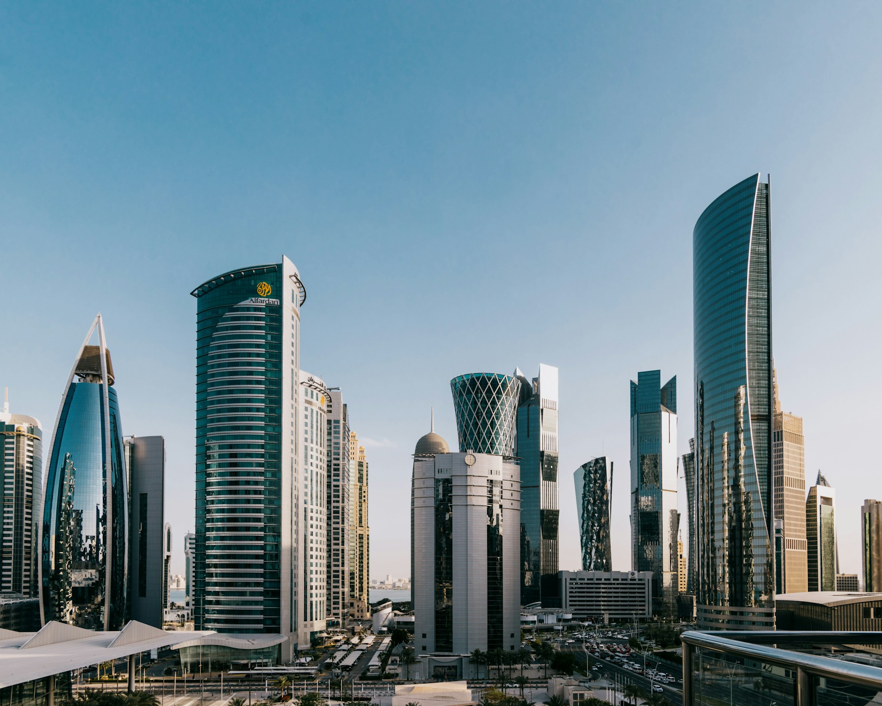 West Bay skyline in Qatar
